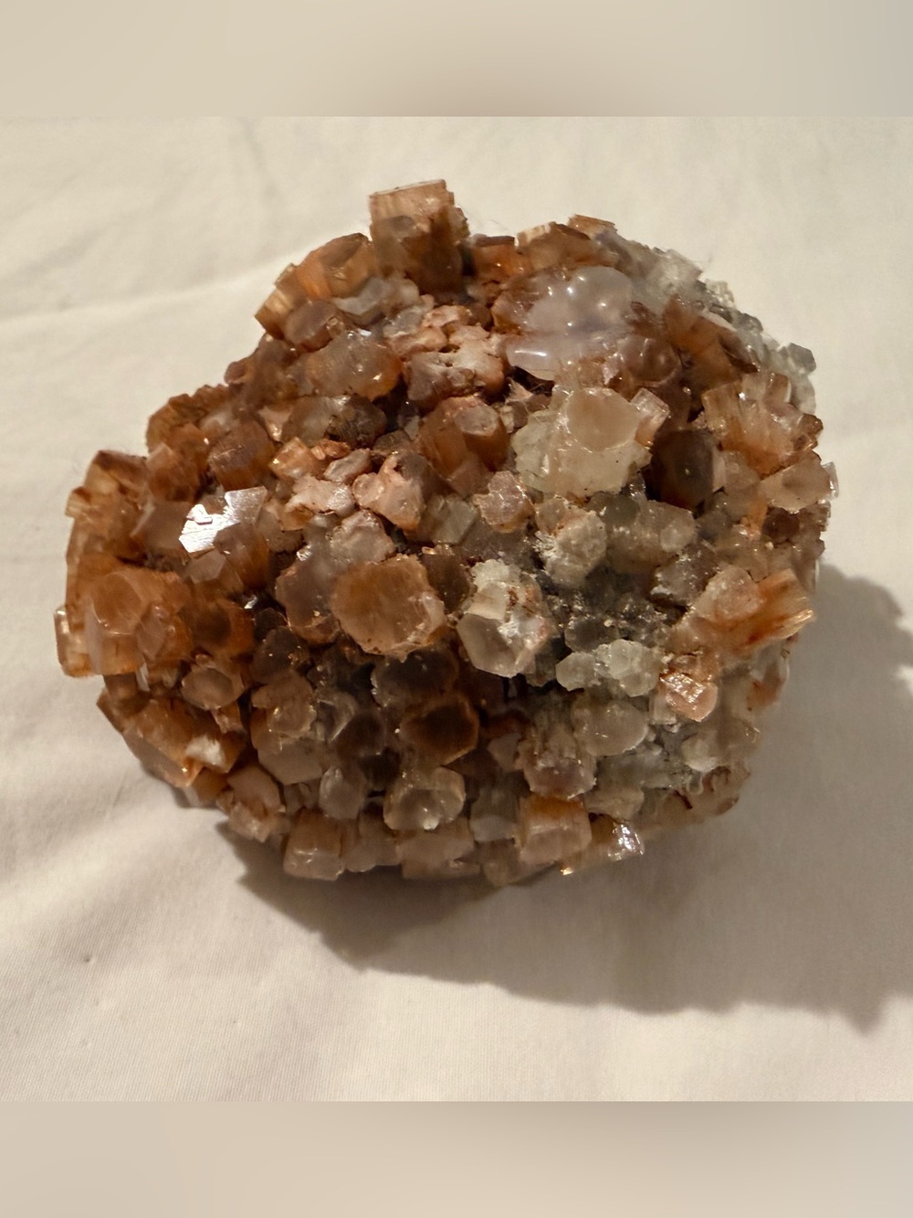 Natural Crystal Cluster Aragonite Specimen Neural Mineral Decor